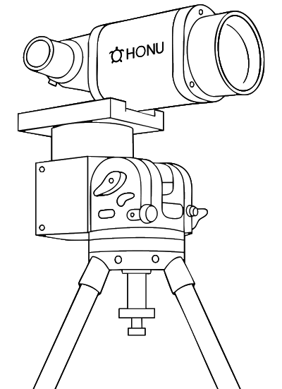 HONU outline illustration